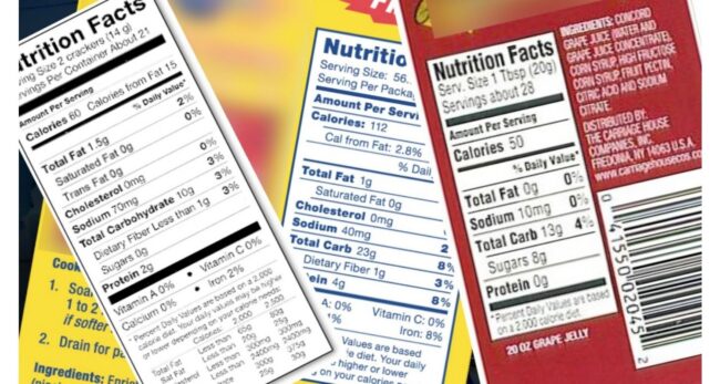 registro de etiqutas