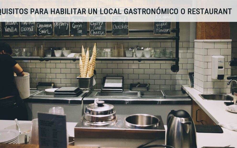 habilitación de locales gastronómicos