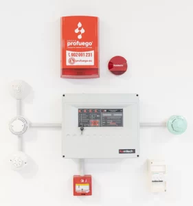 alarmas de incendio